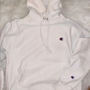 White Champion Hoodie